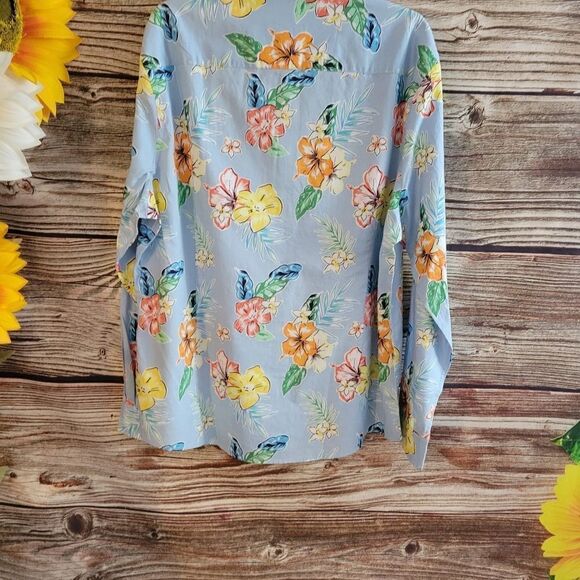 "Club Room " men's slim fit long sleeve shirt button front NWT - Picture 3 of 7